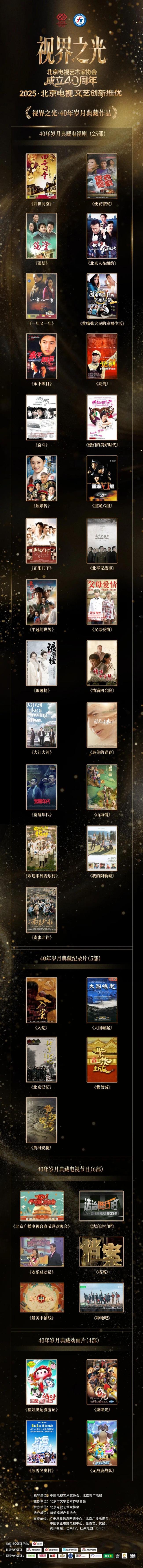 视界之光｜致意北京电视文艺光线40周年 2025北京电视文艺翻新推优发布